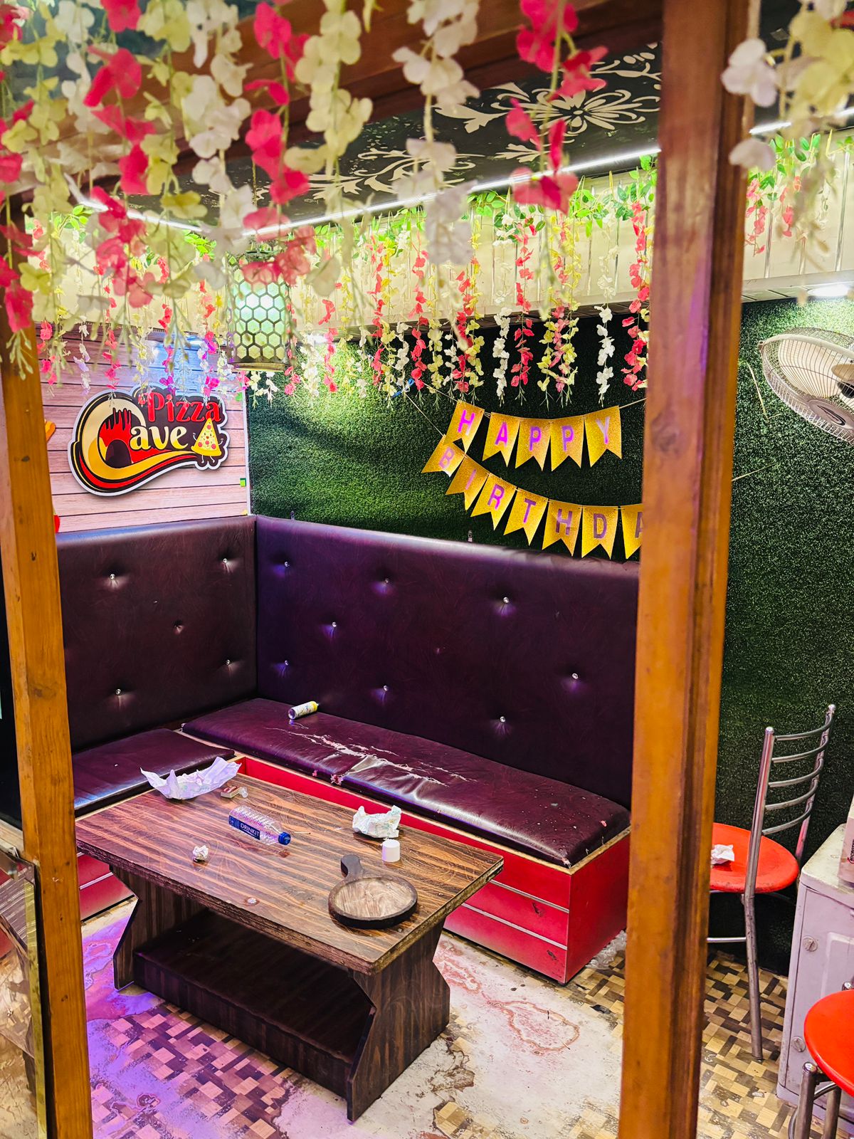 Pizza Cave Interior