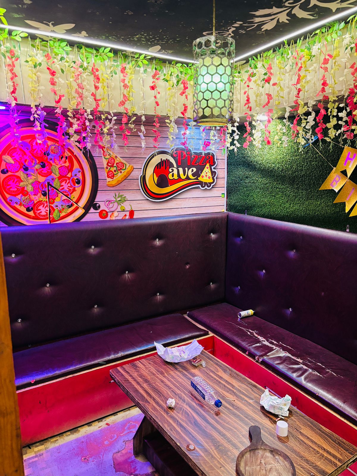 Pizza Cave Interior
